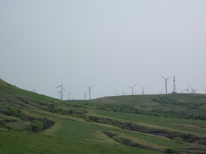 宗谷丘陵「発電用風車」